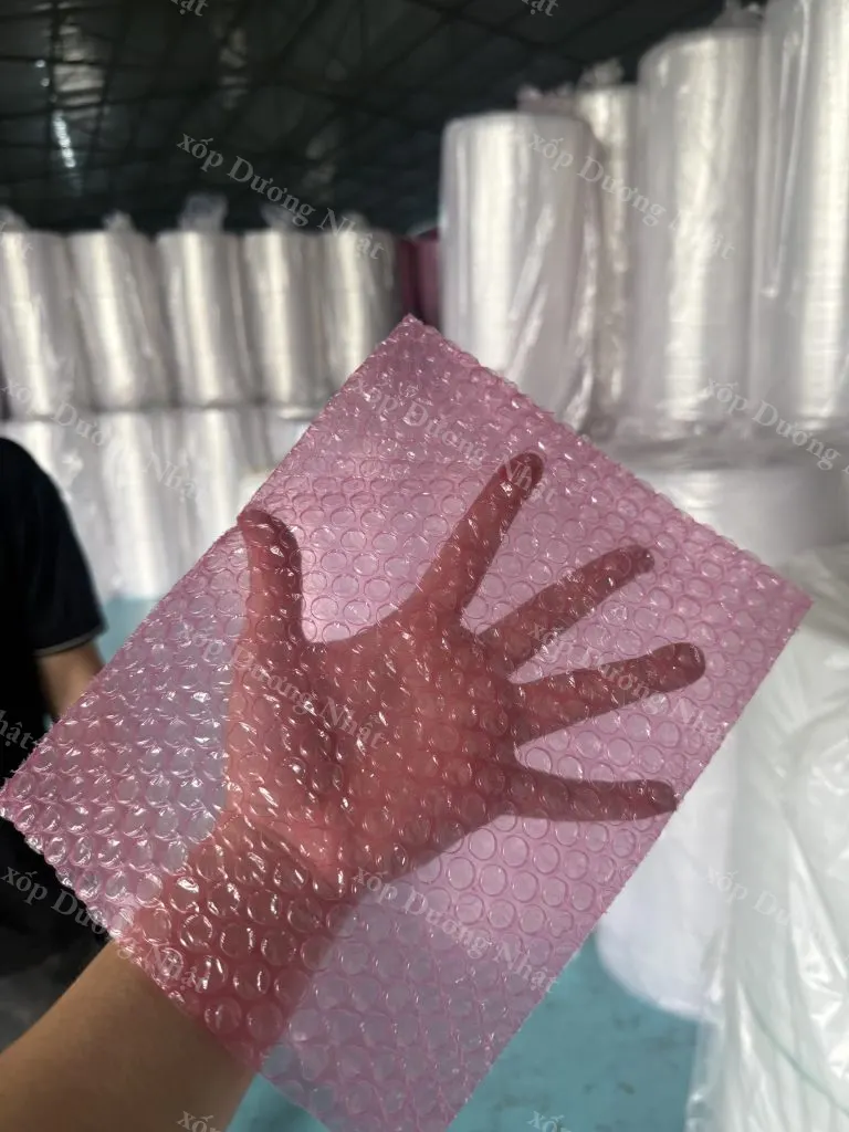 Toàn cảnh nhà xưởng sản xuất bọc màng xốp hơi chống tĩnh điện Dương Nhật