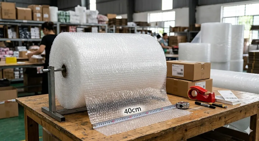 Cuộn Xốp Hơi Khổ 40cm Cắt Từ Cuộn 1m2 (Combo 3 Cuộn)