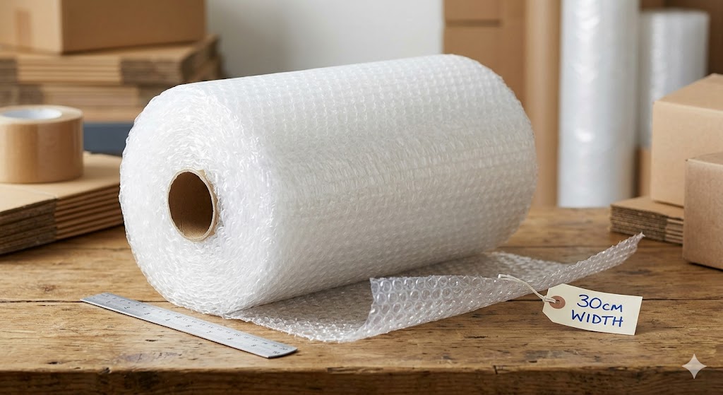 CUỘN XỐP HƠI KHỔ 30CM (CHIA 5 TỪ CUỘN 1M5)